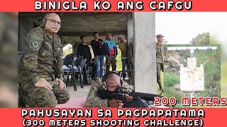 SHARPSHOOTER NA CAFGU NANALO ANG BIHASA SA BARILAN NA CAA PERSONNEL [upl. by Eseerahs]