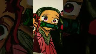 Making nezuko music newmusic thekidlaroi stay guitar art remixart drawing animeremix [upl. by Ashelman]