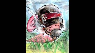 WORMS ON PUBG pubg worms shortvideo shorts color acrylic pubgbattlegrounds dibujo [upl. by Clive605]