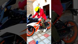 Ktm rc 200 super bike shorts ktmsuperbike ktmrc390 ktmrc200 superbike ktm ninjah2r [upl. by Keiryt]