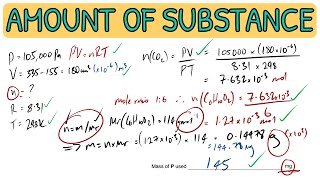 Amount of Substance  Exam Question Walkthrough｜A Level Chemistry AQA [upl. by Chiang710]