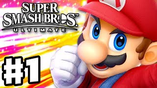 Super Smash Bros Ultimate  Gameplay Walkthrough Part 1  Mario Spirits amp Classic Nintendo Switch [upl. by Enylorac238]