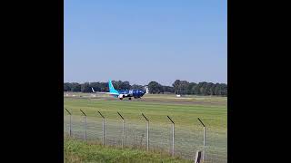 Tui blue livey landing at Hannover airport from Kos kos aviation airport planespotting plane [upl. by Kcub]