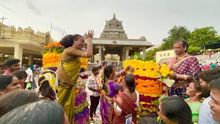 Gudur Venkatesh swamy pedda Amberpet naresh swamy Bathukamma songs at cheruvugattu 2024 [upl. by Grunberg]