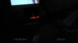 Panasonic GF1  20mm vs 1445mm Low Light Comparaison [upl. by Vories]