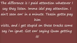 Rich Homie Quan  quotDifferencesquot Lyrics [upl. by Arick]