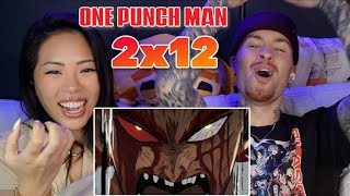 GOD DAM I LOVE THIS SHOW 😭  One Punch Man Reaction S2 Ep 12 [upl. by Svetlana]