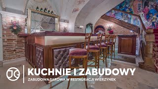 Zabudowa Barowa w Restauracji Wierzynek  JG Gastro [upl. by Hanforrd]