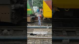 Coupling at secundrabad junction travel locopilot railwayjourney viralshort [upl. by Masao]