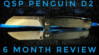 QSP D2 Penguin  6 Month Knife Review [upl. by Masao]