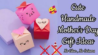 Cute Handmade Mothers Day Gift IdeasWithout Glue And ScissorMothers Day Gift Idea 2021Gift Idea [upl. by Imhskal]