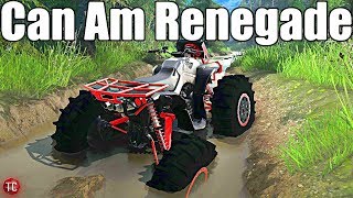 SpinTires MudRunner NEW Can Am Renegade [upl. by Cahan]