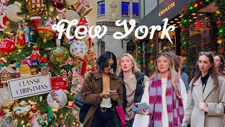 4K🇺🇸NYC Walk🗽Christmas Vibes in New York City🎄✨5th Ave Holiday Decorations  Nov 2023 [upl. by Nyladnar722]