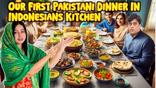 Cooking Pakistani Dinner in an Indonesian Kitchen  A Unique Cultural Mix [upl. by Nillad318]