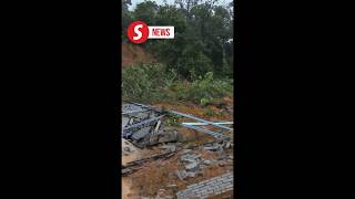 Two sisters killed in Hulu Terengganu landslide [upl. by Rebna]