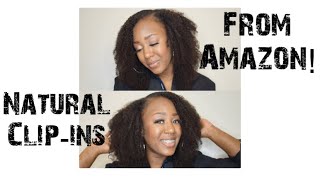 Sassina Amazon Natural Hair Clipins How to wash amp install them [upl. by Niai]