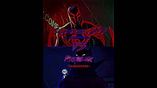 Spiderman 2099 VS Prowler spiderverse battle shorts [upl. by Soble387]