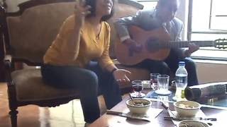 CESAR CALDERON y ROCIO MATALLANA Improvisaciones Criollas [upl. by Artinek795]