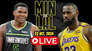 🔴LIVE  Los Angeles Lakers Vs Minnesota Timberwolves Full Game  NBA Live  Oct 22 2024  2K [upl. by Nama]