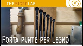 Porta punte per legno faidate  Tutorial completo [upl. by Ahsimrac380]