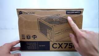 Corsair CX750 v3 power supply unboxing amp review  Maximum PCs Australia [upl. by Tyra]