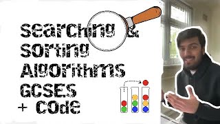 Sorting and Searching Algorithms  Code for GCSE Computer Science [upl. by Bobina]