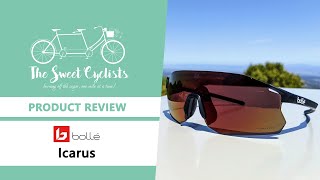 Bolles ultra light sunglasses  Bolle Icarus Frameless Sunglasses Review  feat Thermogrip Temples [upl. by Jacquie545]