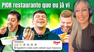 PROVAMOS AS PIORES COMIDAS DO IFOOD 😂 REACT CANAL CANALHA [upl. by Bust]