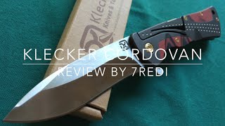 Klecker Knives Cordovan Review  Design Excellence [upl. by Enyamrahs]