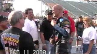 Korry Hogan 250 MPH Pass and almost crash with Larry quotSpidermanquot McBride [upl. by Mazman80]