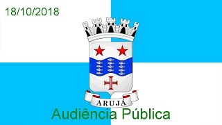 Audiência Pública Gestão Compartilhada das Creches  18102018  Câmara Municipal de Arujá [upl. by Seeto512]