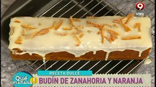 Budín de zanahoria y naranja [upl. by Erhart]