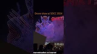 Drone show after the Deadpool Wolverine panel sdcc2024 deadpool wolverine marvelstudios [upl. by Ecirtap]