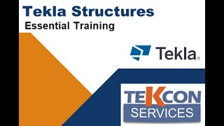 Tekla Structures Essentials Training Overview Course Outline [upl. by Letnahc708]