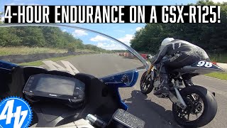 4 HOUR ENDURANCE RACE  GSXR125  CARNAGE [upl. by Cynthla]