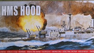 Airfix 1600 scale HMS Hood part 6 final build [upl. by Eruza]