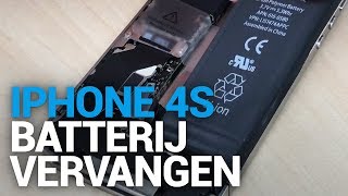 iPhone 4s batterij vervangen  Fixjenl [upl. by Narba]