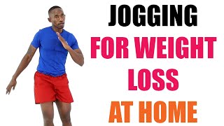 Jogging for Weight Loss at Home 20 Minute Jogging In Place Workout [upl. by Dnomed]