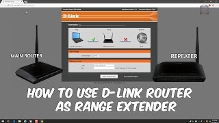 How To Setup Dlink Router As Repeater For Range Extending [upl. by Demmahom]