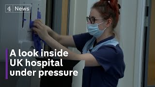 Inside UK hospital overstretched and under pressure [upl. by Luaped]