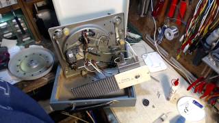 Philco Automatic Record Player Video 5  Amplifier [upl. by Rici]