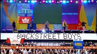 Everybody  Backstreet boys Live on GMA [upl. by Connett]