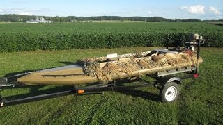 Carstens Canvasback Duck Hunting boat For Sale 2400 OBO [upl. by Acinot]