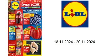 Gazetka Lidl PL  18112024  20112024  Od poniedziałku [upl. by Levey]