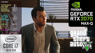 GTA 5 Benchmark  Max settings  Laptop Asus Zephyrus M15 [upl. by Conroy]