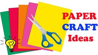 DIY Paper Craft Ideas  How To Make Paper Things [upl. by Ecnerwaled]