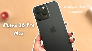 ✨Unboxing iPhone 16 Pro Max✨ iOS 18 iPhone 15 Plus comparison amp Set up [upl. by Oriaj952]