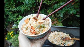 Steelhead Fried Rice  Making the Most of Leftovers [upl. by Marice40]