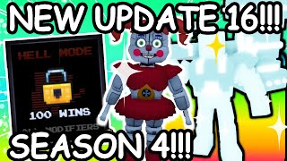 UPDATE 16 STREAMING NEW SEASON 4  Five Nights TD Roblox [upl. by Devlen]