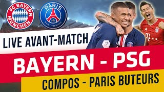 LIVE prématch  Analyse et pronostic Bayern PSG compos paris buteurs [upl. by Scheer]